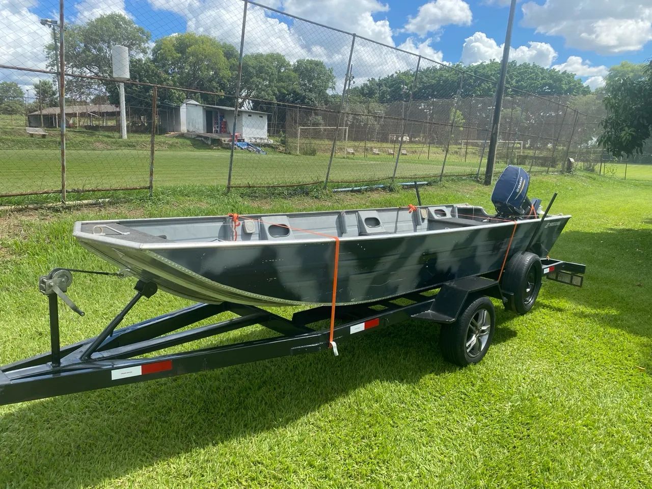 Canoa 5M Marreco de Goiás 2021 Motor 25/30 Hp com partida 2016  - Foto 8