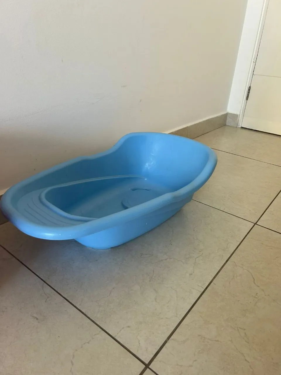 Banheira para bebê azul