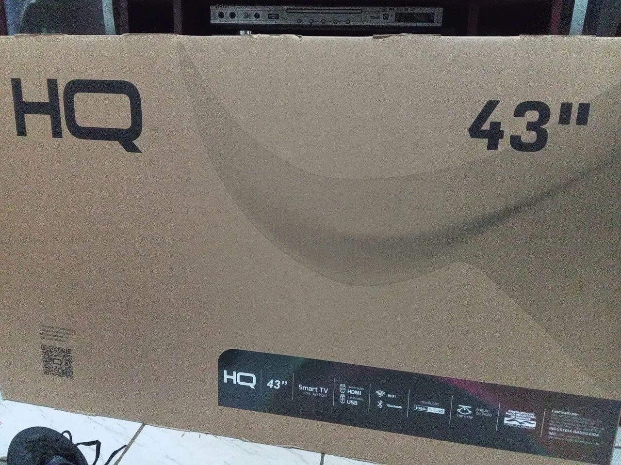 Tv 43 polegadas 4k zero na caix64289868384642120