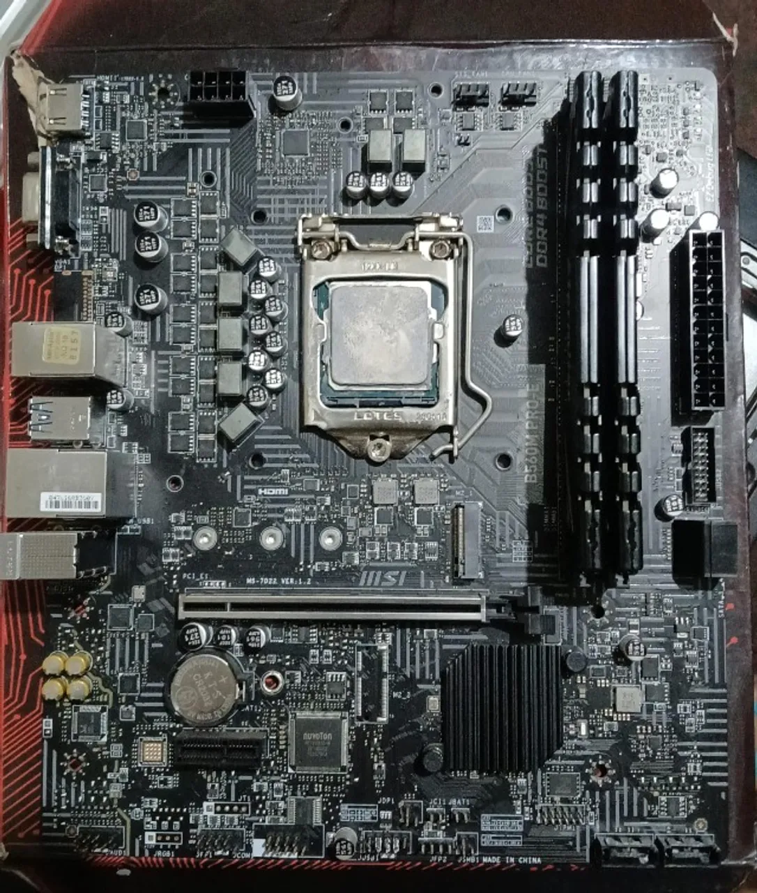 Kit gamer I7 10700+b560m e 16gb, Venda e troca
