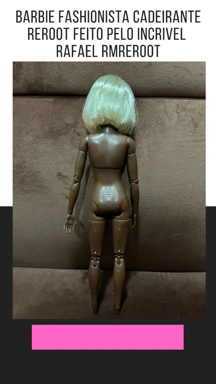 BARBIE FASHIONISTA 194 COM REROOT. - Foto 3
