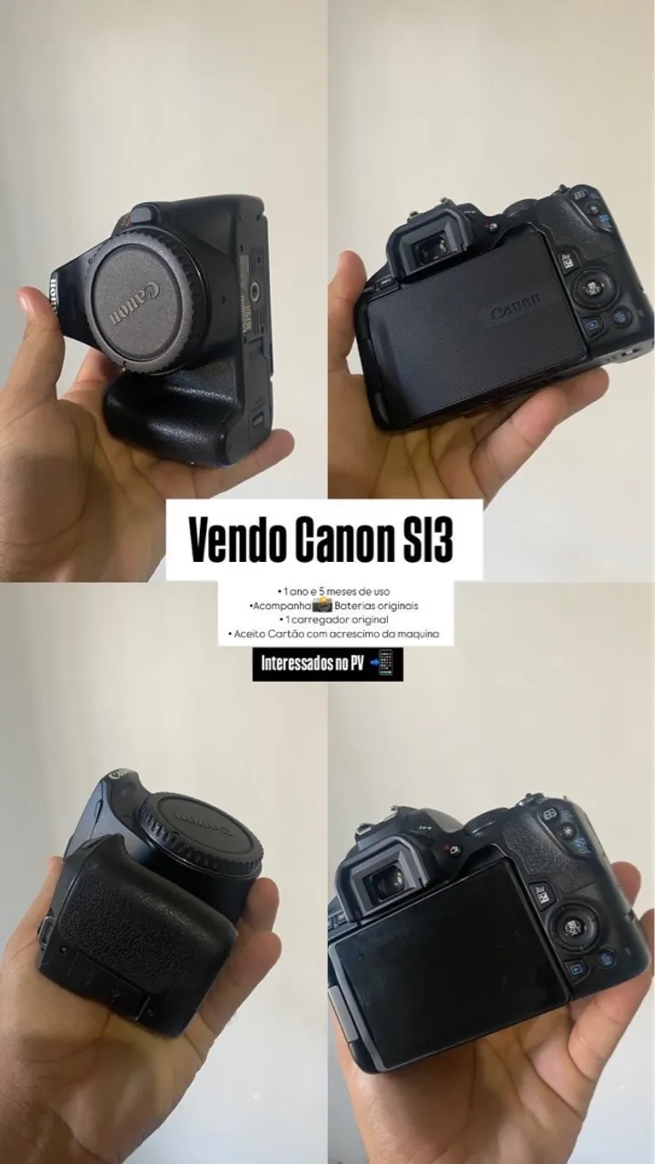 Câmera Canon SL3