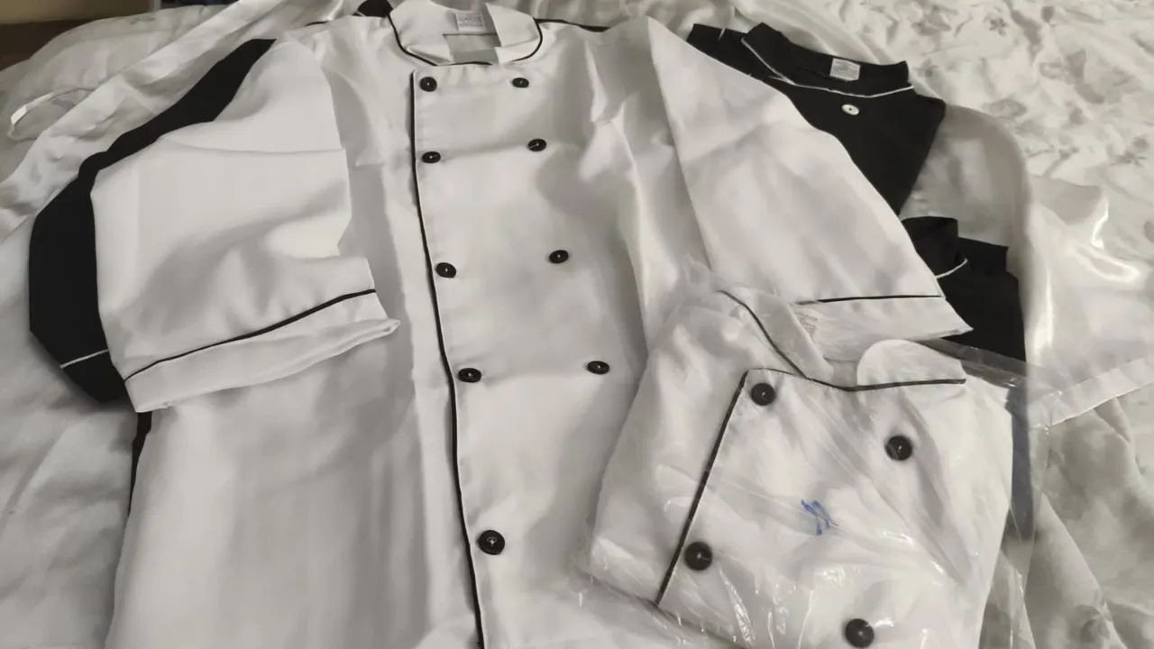 Jaleco Domã cozinheiro 