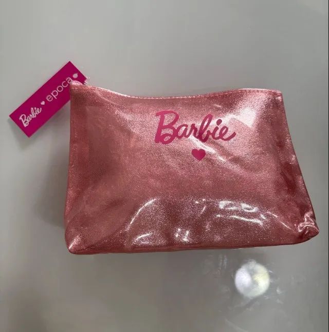 necessaire rosa barbie época cosméticos
