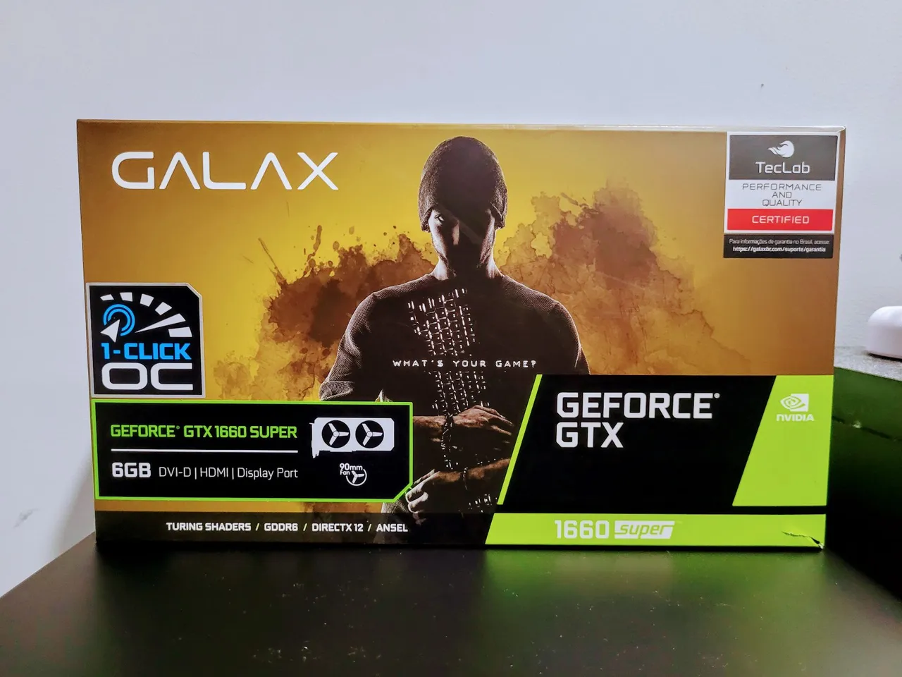 Placa de Vídeo Galax GeForce GTX 1660 Super 6GB