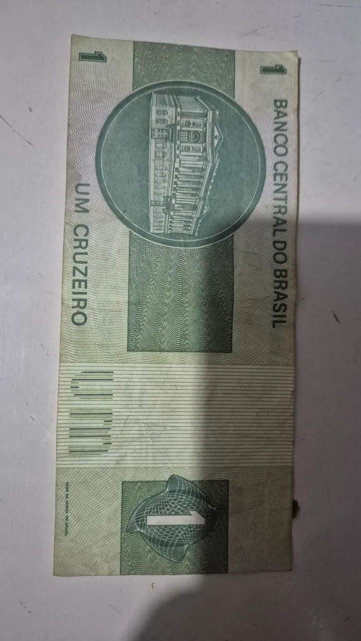Cédula 1 Cruzeiro Banco Central do Brasil - Foto 2