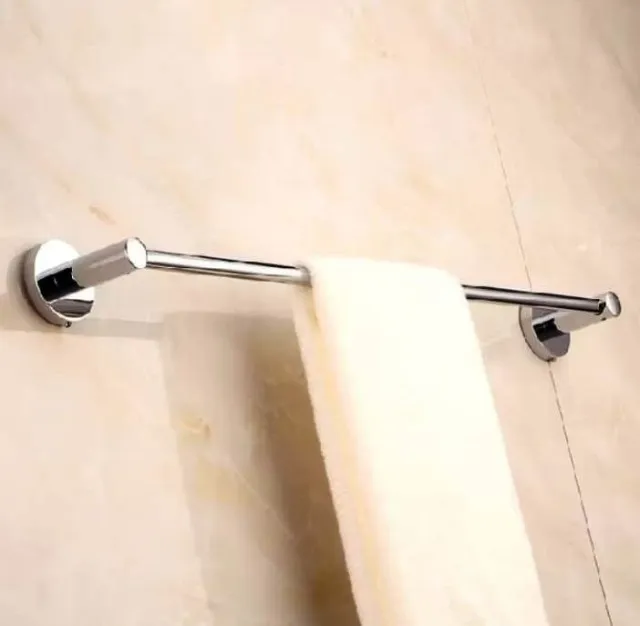 Suporte Porta Toalha Banho Reto 60cm Alumínio