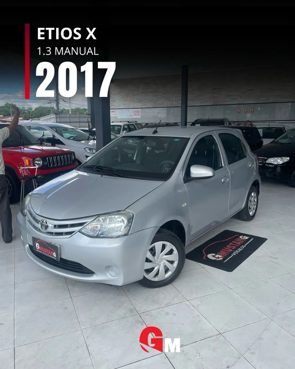 TOYOTA ETIOS 2017 1.3 X Manual ( OFERTA IMBATÍVEL )
