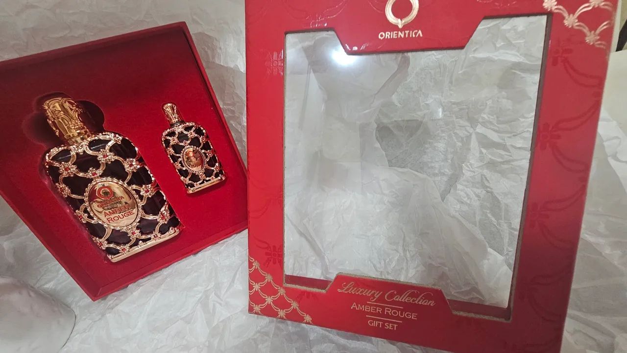 Perfume Amber Rouge Kit Presente - Foto 2