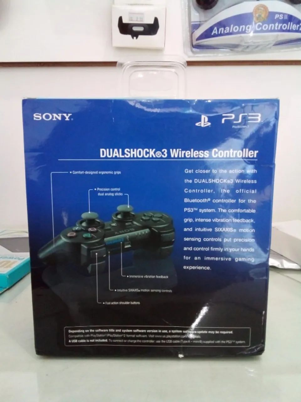 Controle Sony Ps3 Bluetooth + Cabo - Foto 3