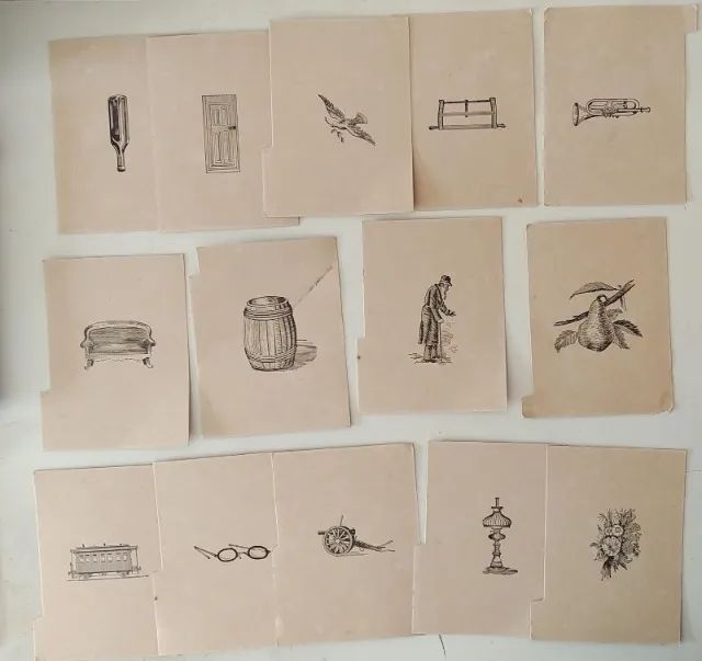 Cartões de Terapia para Psicólogos usado na década de 70, original.