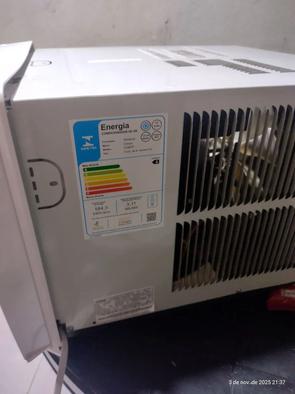 Ar condicionado semi novo. 7.500 BTU - Foto 3