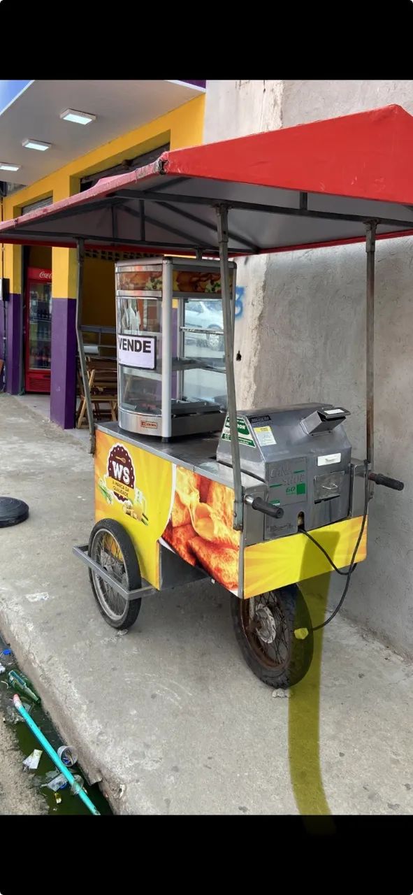 Carrinho para vender pastel Vendo ou troco