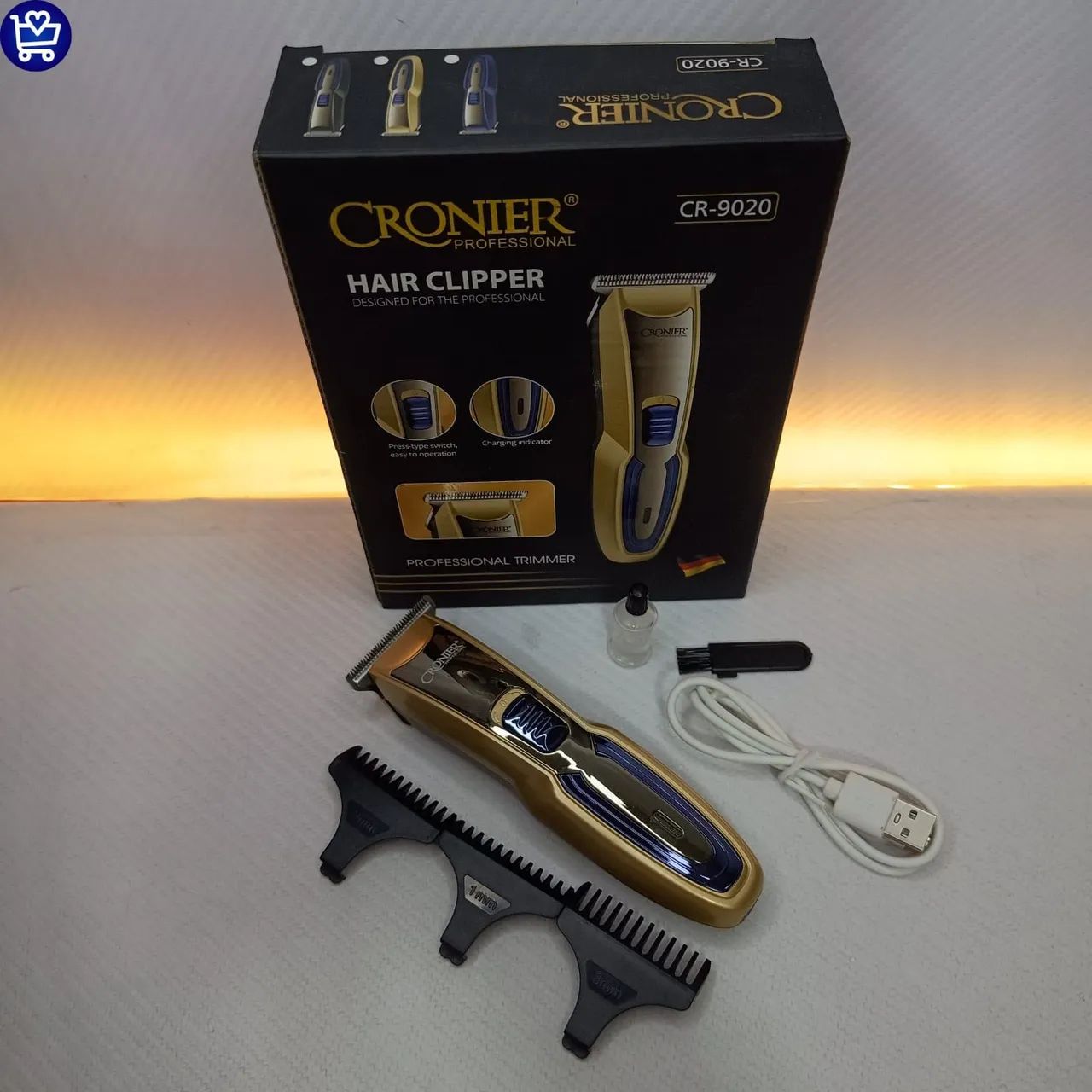 Máquina de Cortar Cabelo Profissional - Recarregável - Foto 3