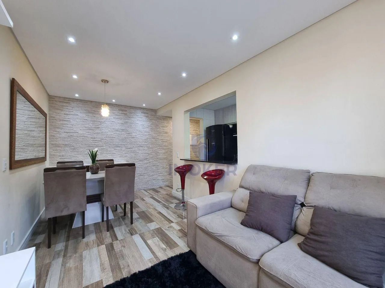 Apartamento totalmente mobiliado, Praça das Árvores, Ferraz de Vasconcelos/SP; 2 quartos;  - Foto 2