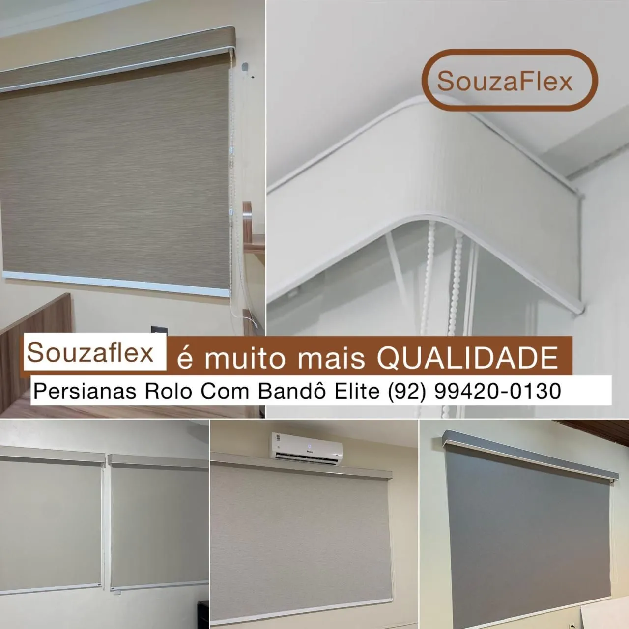 Persiana Rolo Com Bandô Elite