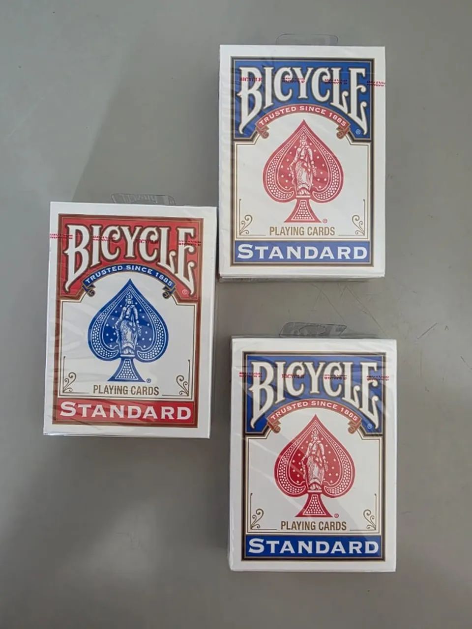 Kit com 3 Baralhos Standard - Bicycle