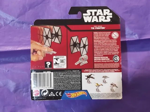 Nave Star Wars First Order TIE Fighter - Hot Wheels Mattel - Lacrada! - Foto 2