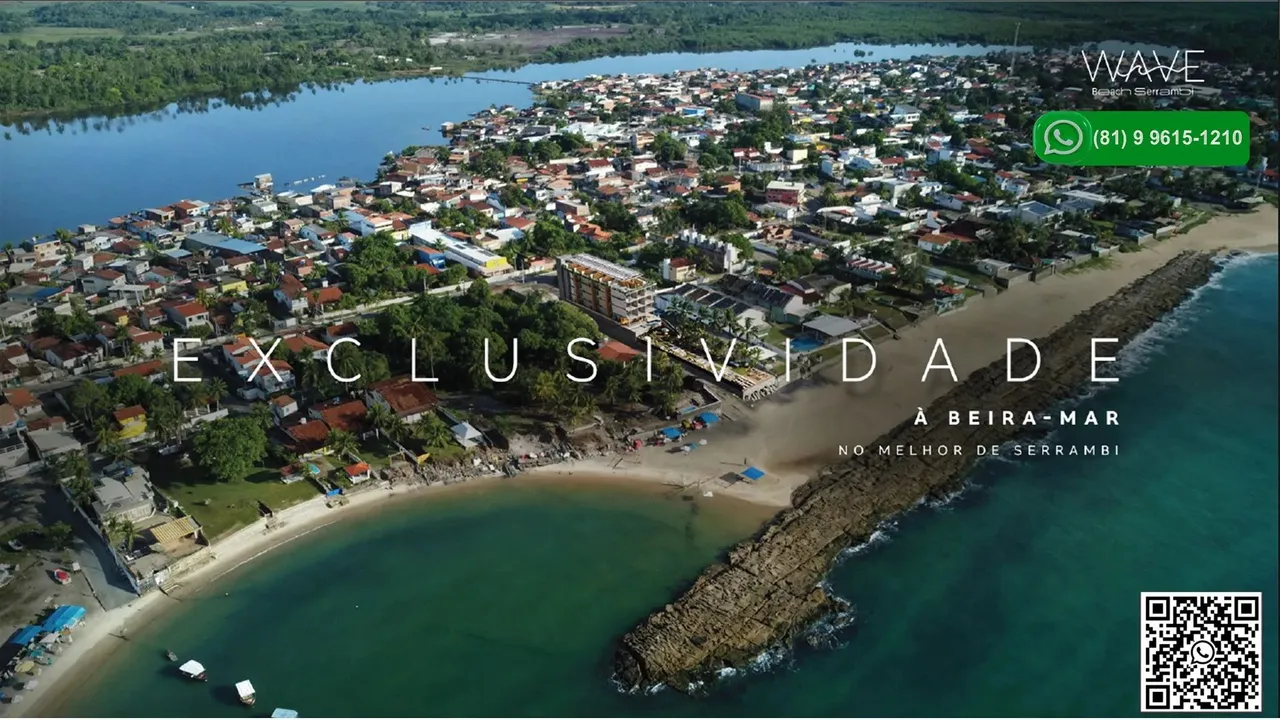 SERRAMBI - FLATS 21 m² FRENTE MAR COM LAZER COMPLETO E PREÇO E CONDIÇÕES SENSACIONAIS