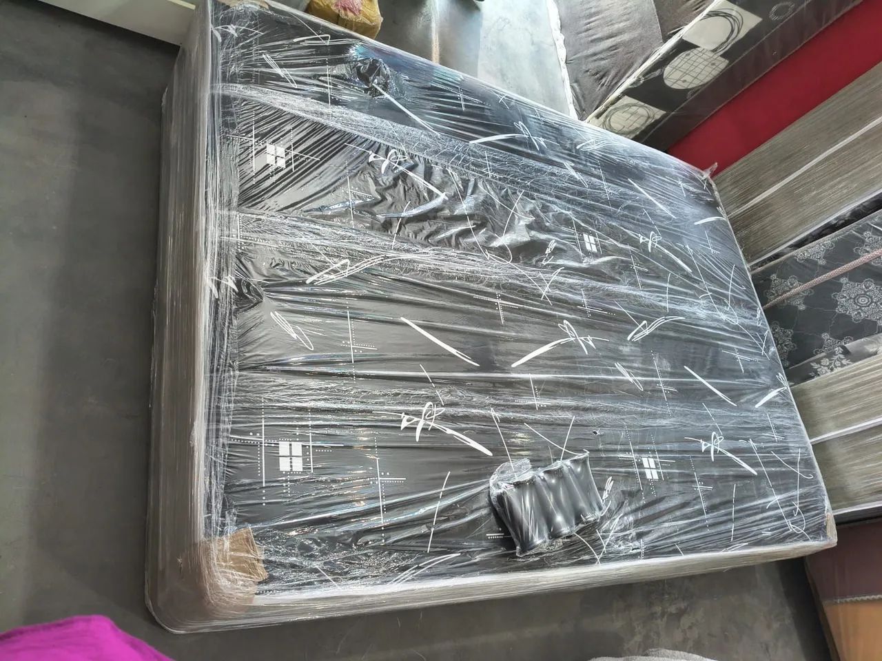 Cama box casal espuma D-28 nova R$450- Entrega grátis  - Foto 3