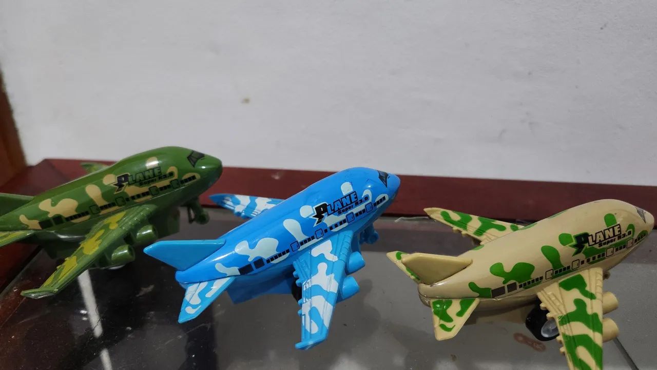 Miniaturas Aviões Trio de Mini Veículos (aviões) - Escala1:64 Fanfun - Foto 3