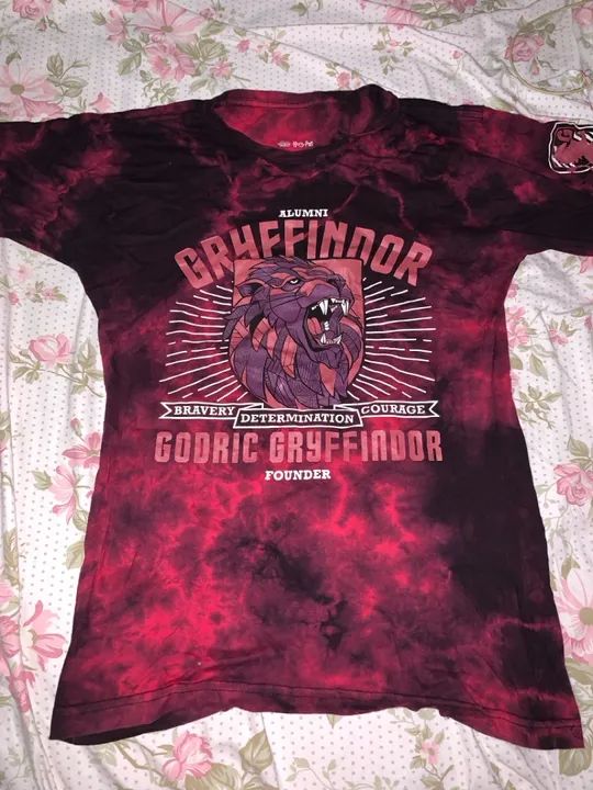 Camiseta Gryffindor Tie Dye