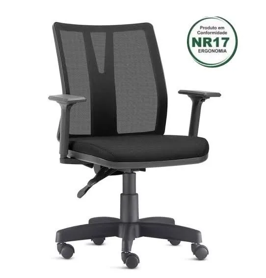 Cadeira de Escritório em Tela ergonômica