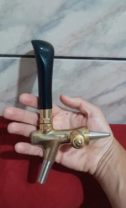 Torneira De Chopp Italiana Vin Service - Dourada