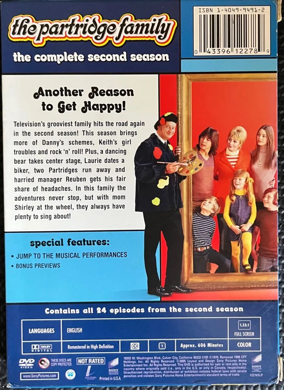 DVD The Partridge Family - The Complete Second Season - Foto 2