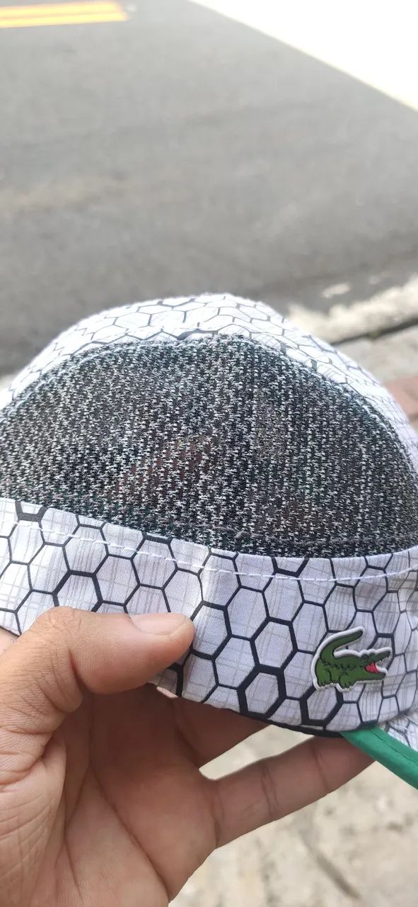 Boné do Jacaré, crocodilo Aba curva, telinha na lateral e fecho regulável de velcro  - Foto 5