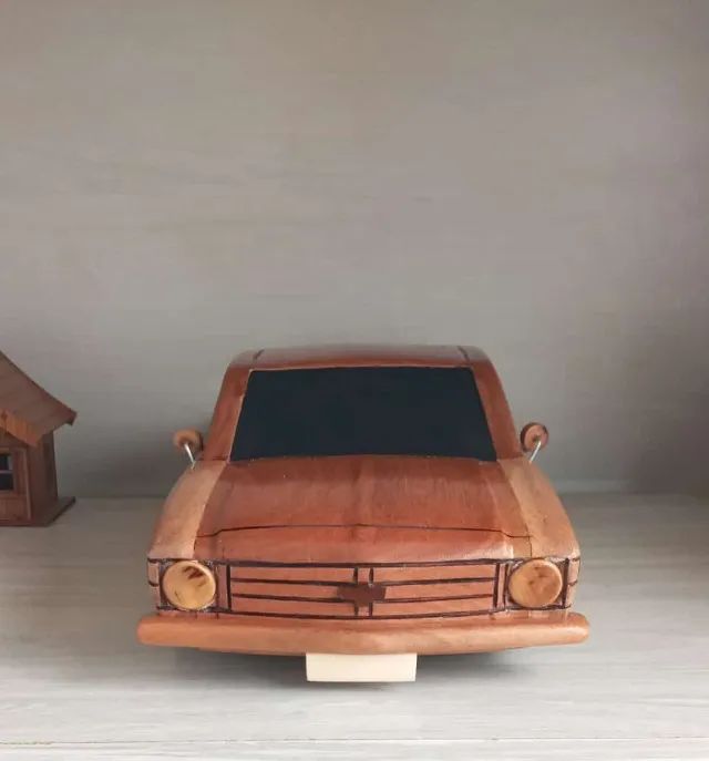 miniatura feita em madeira nobre opalao ( nao troca ) - Foto 4