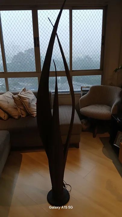 Luminária de chão em Madeira - Estilo Tropical - Foto 5