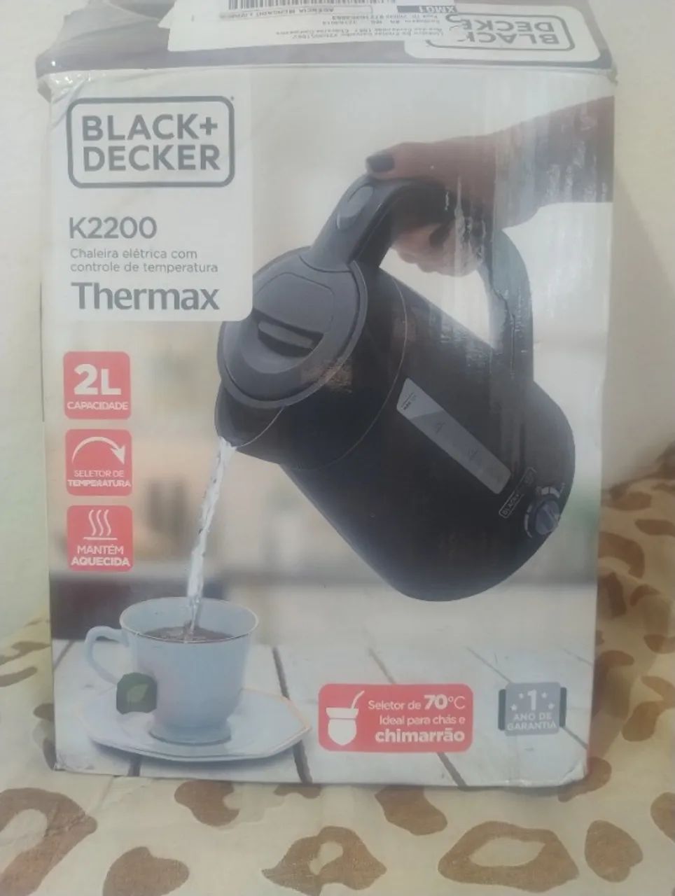 Chaleira black Decker k2200