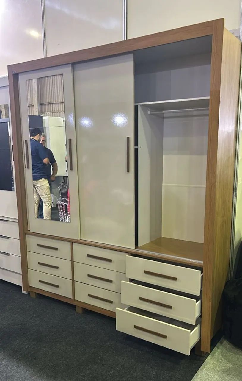 Guarda-Roupa de casal com 9 gavetas  - Foto 2
