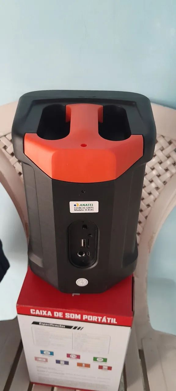 Caixa de Som Portátil Grasep  Bluetooth Potente - Foto 4
