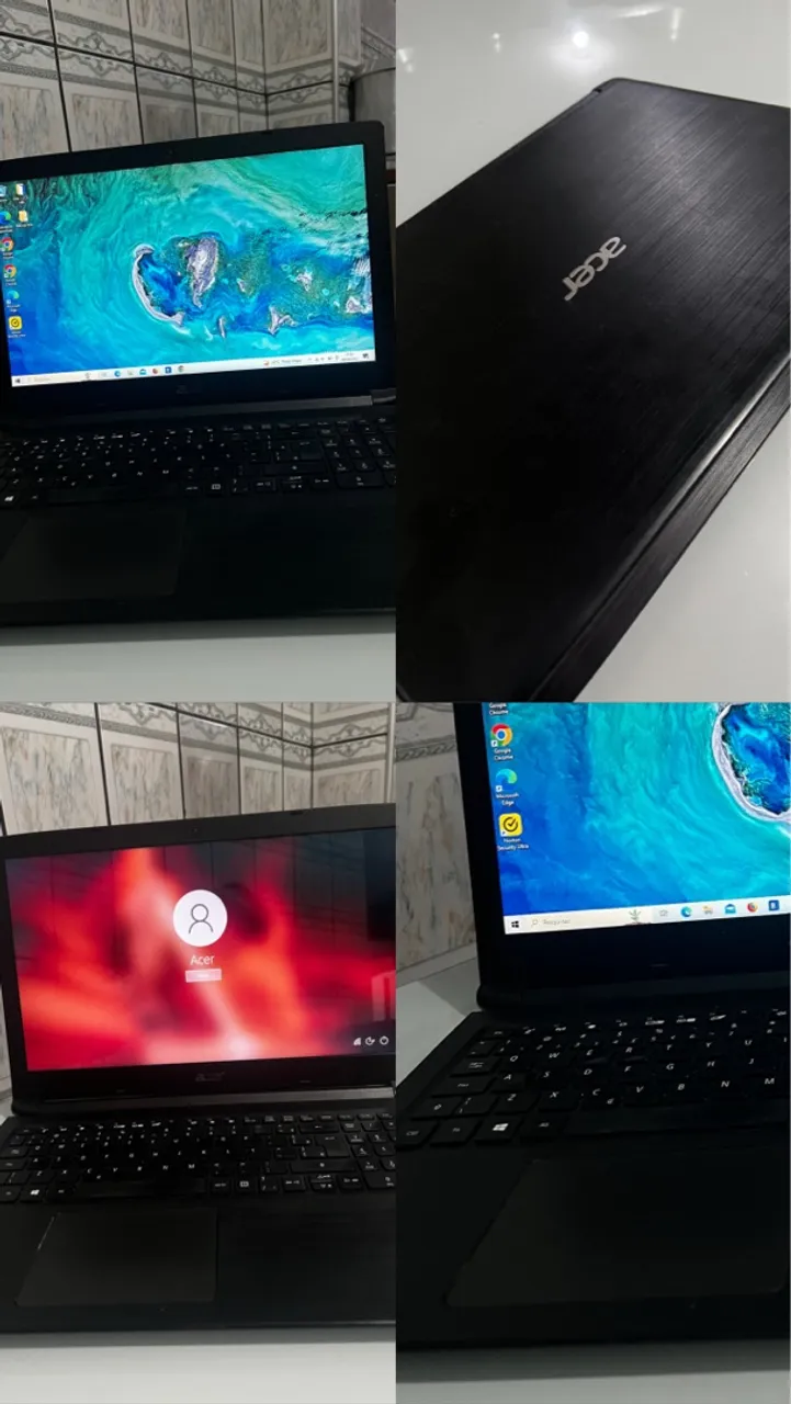 Notebook Acer com tela vibrante e desempenho excelente