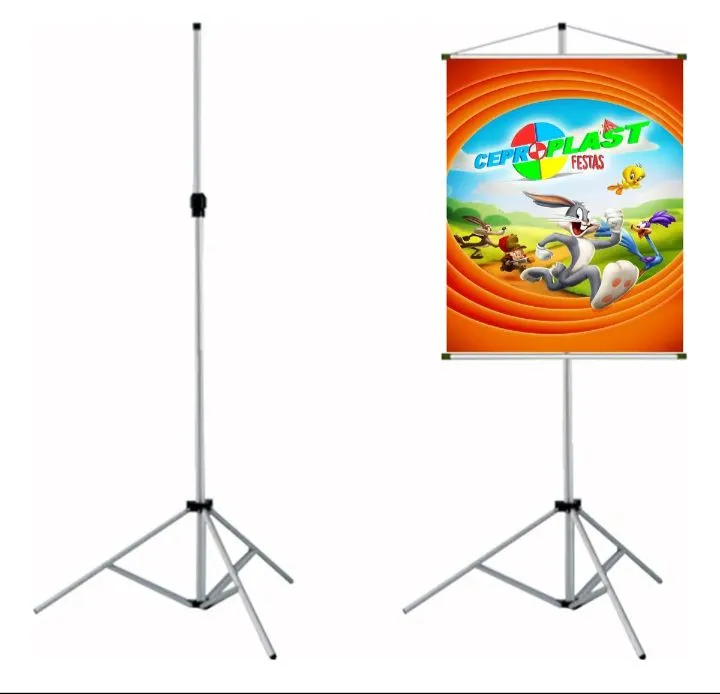 Banner Retrátil para Festa - Personagens Divertidos