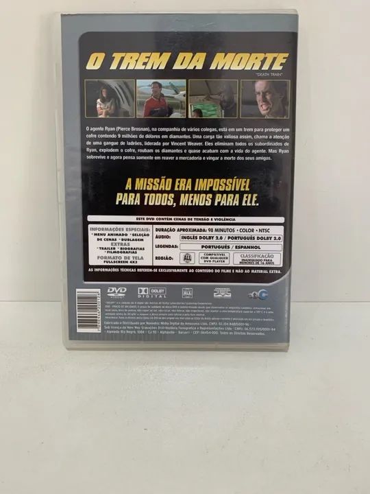 DVD O Trem da Morte - Pierce Brosnan - Foto 2