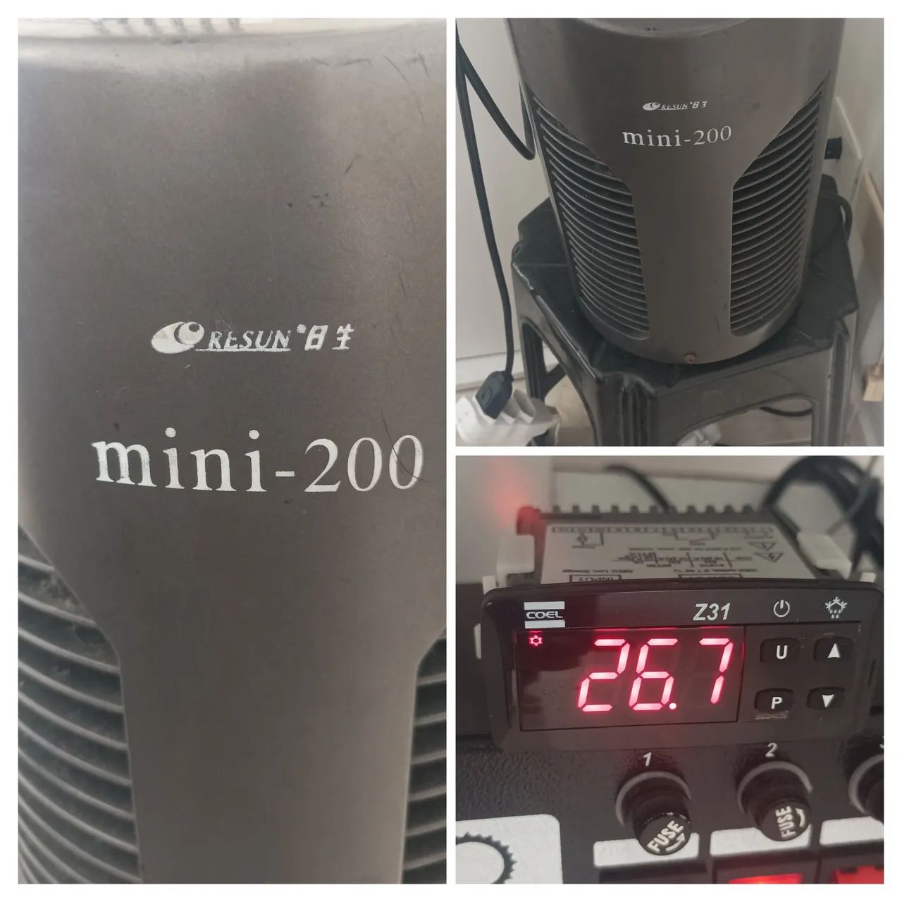 Resfriador de água para aquário marinho 