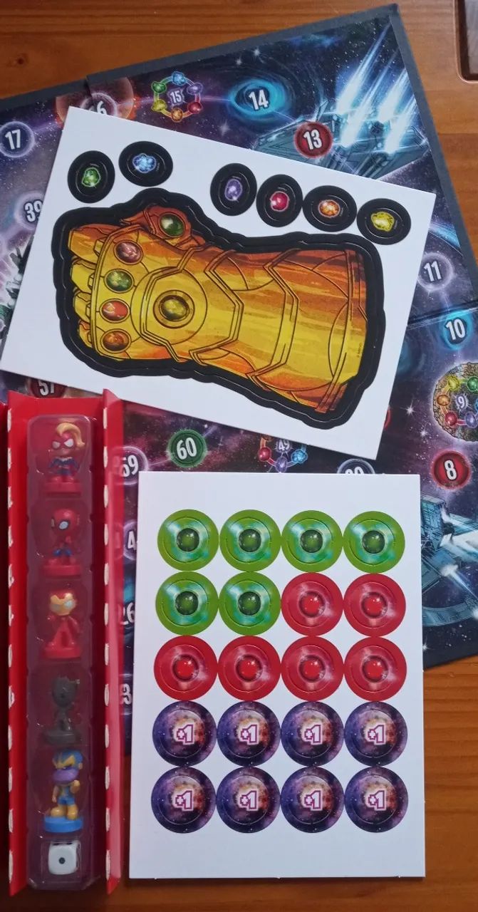 Corrida Mágica Marvel, - Jogo de Tabuleiro - Cor:Estampado - Copag - Foto 4