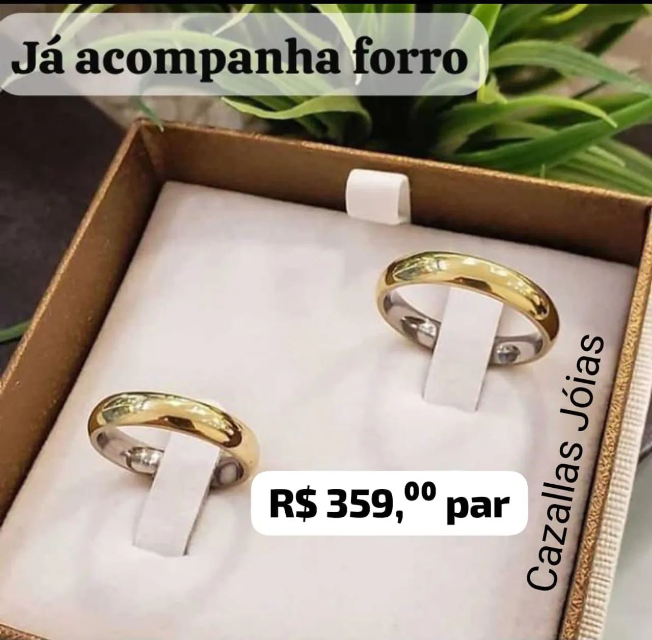Alianças de Moedas Antigas Par