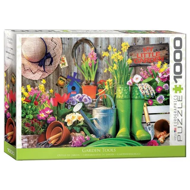 quebra cabeça importado eurographics jardim 