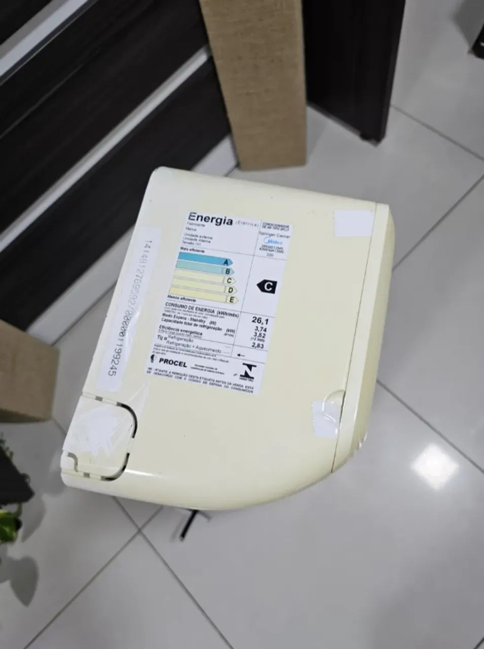 AR CONDICIONADO MIDEA 12.000 BUTS QUENTE E FRIO C/ CONTROLE - Foto 2