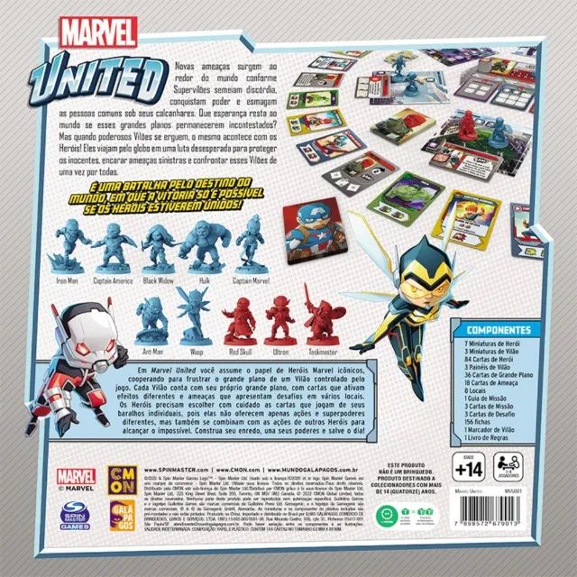 Marvel United - Lacrado Galápagos jogos de tabuleiro - Foto 2