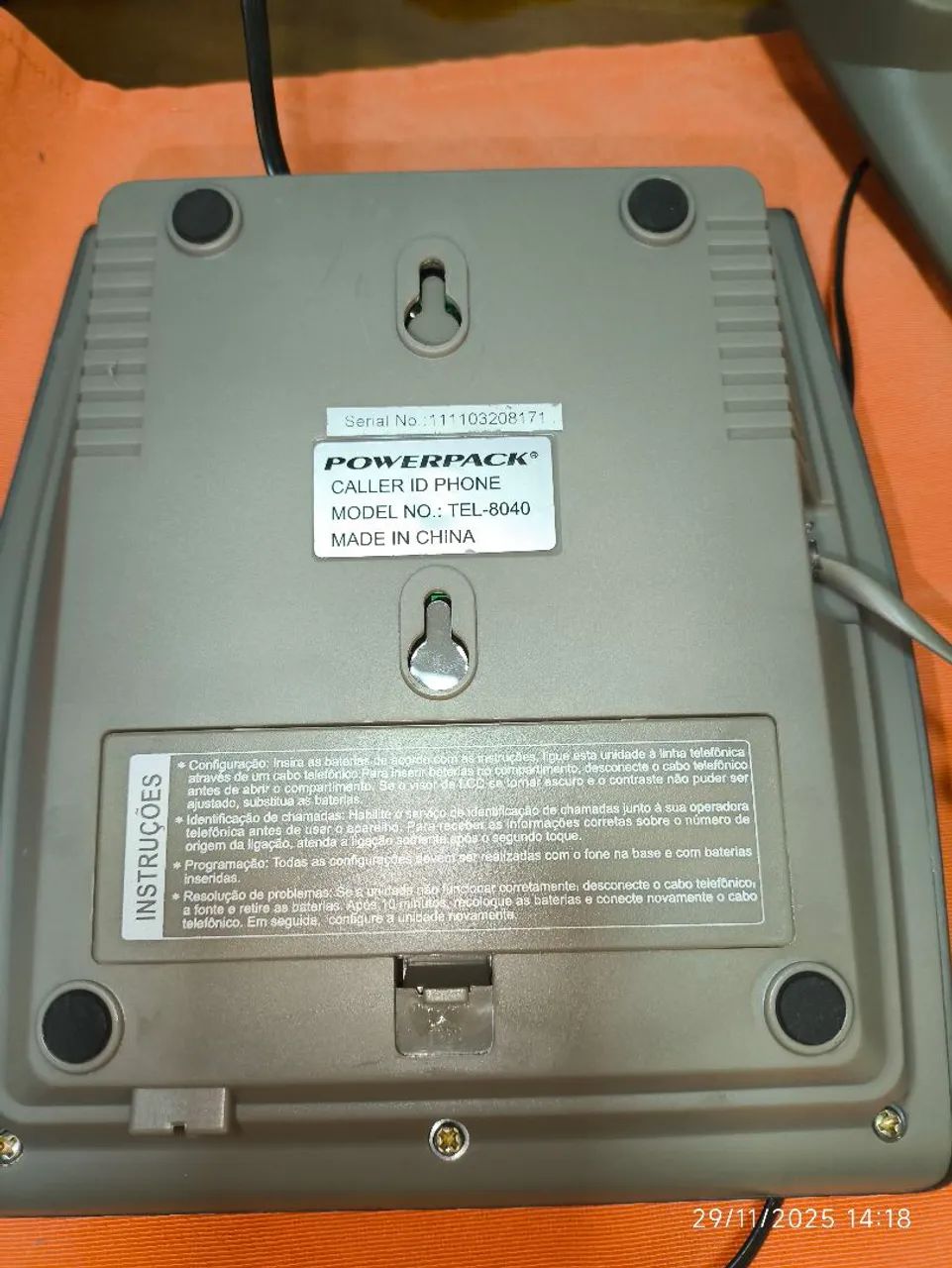 Telefone fixo, por cabo  - Foto 2