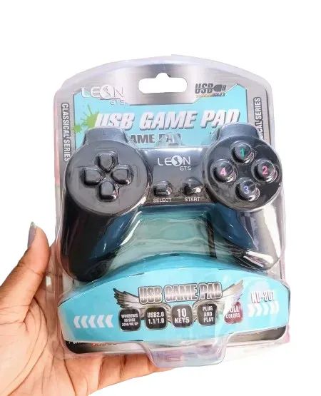 Controle Ps2 Usb Game Pad Leon KD-801 - Foto 2