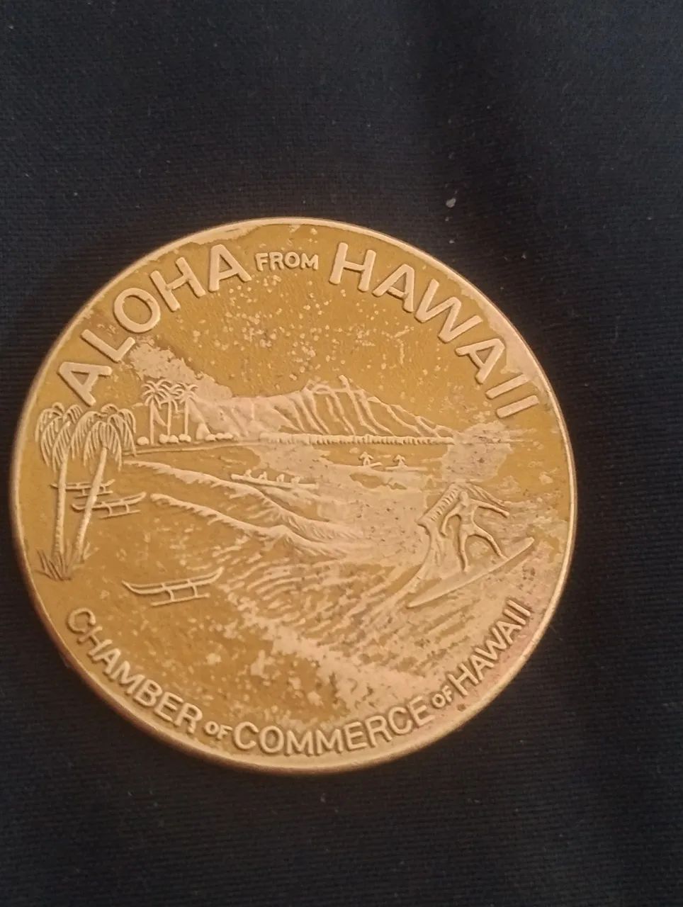 Moeda Hawaii Dollar 1976 - King Kamehameha - Foto 2
