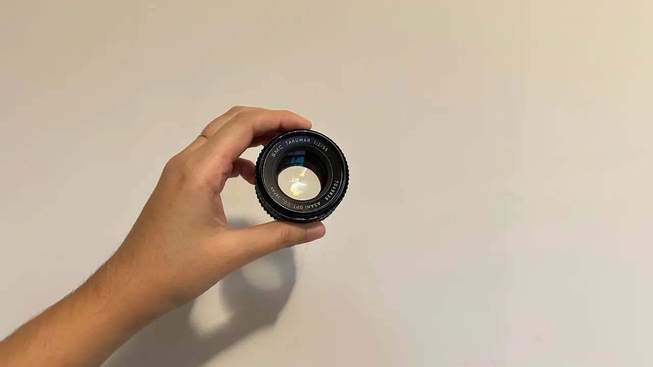 Lente Vintage SMC Takumar 55mm f/2