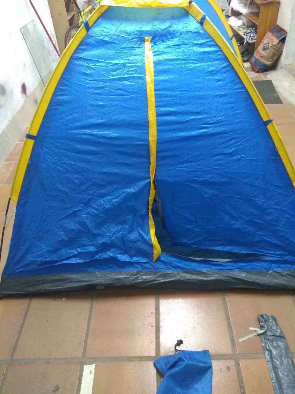 Barraca de camping pra casal com colchão  - Foto 3