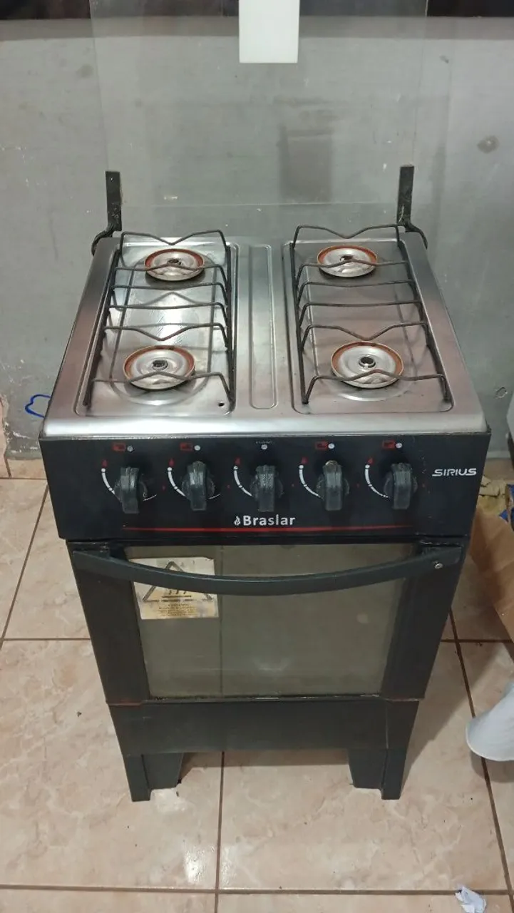 Fogão 4 bocas Braslar Sirius